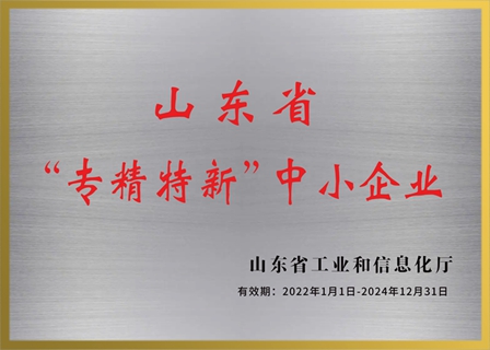 山东省工业和信息化厅 关于宣布2022年度山东省“专精特新”中小企业的通知